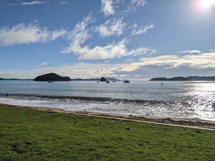 View from Paihia into the Bay of Islands