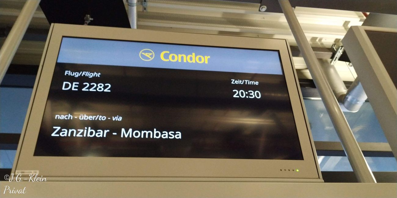 Kenia Safari 
Tag 1 - 16.09.2019