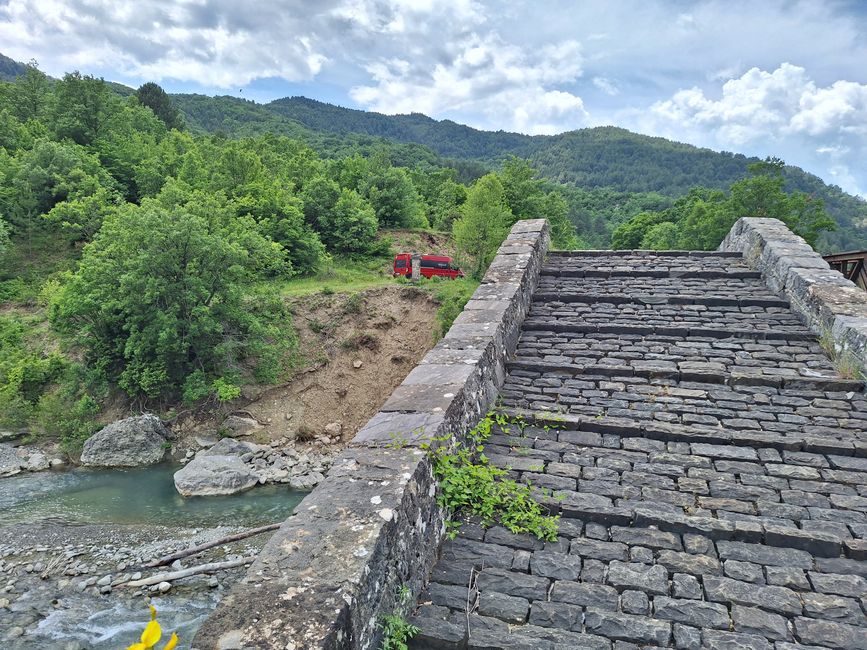 Anfahrt Vikos Schlucht Griechenland Tag 24