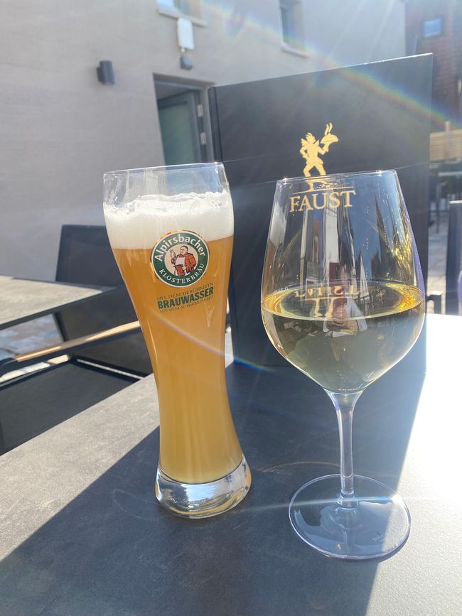 Auf der Sonnenseite dann das Leben genießen