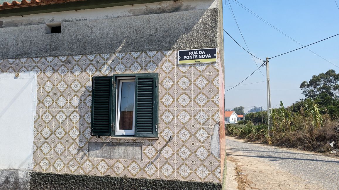 Second stage on the Camino Portugues da Costa from Povoa Varzim to Apulia Praia