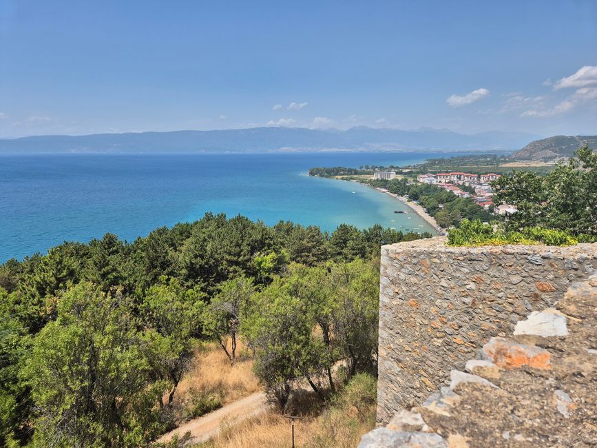 Lac d'Ohrid Macédoine du Nord