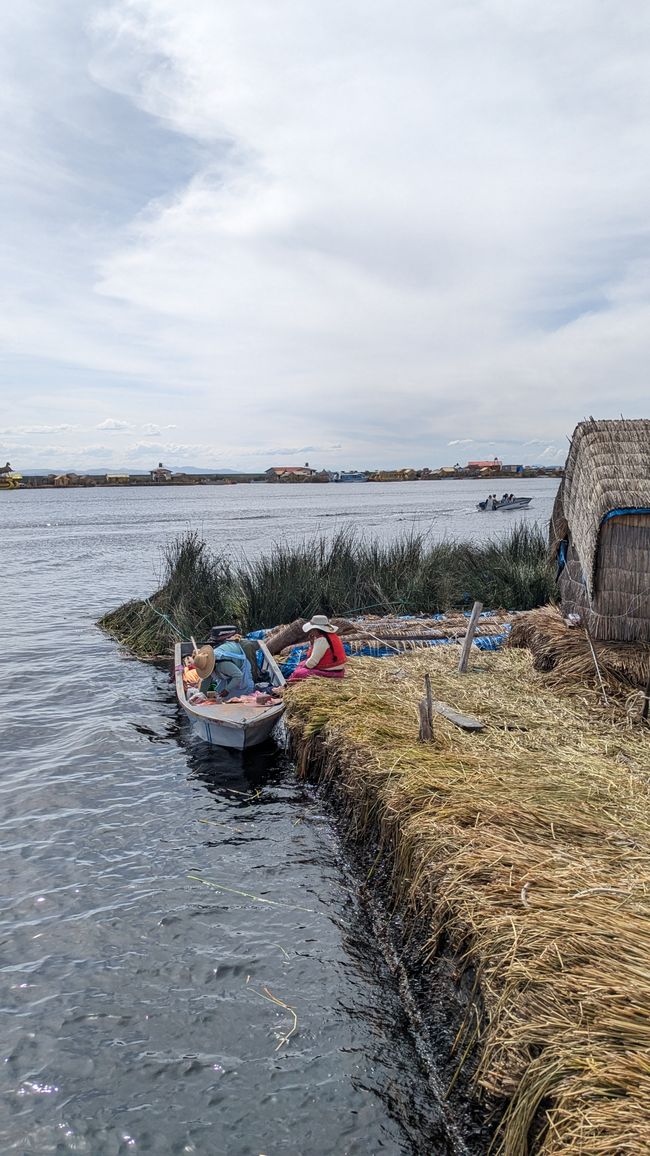 Schilfinsel auf dem Titicacasee 