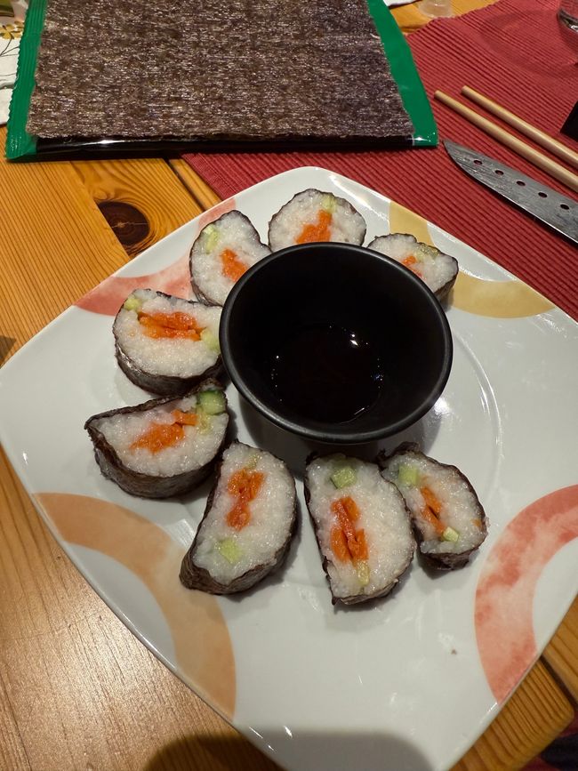 Sushi machen/ making sushi