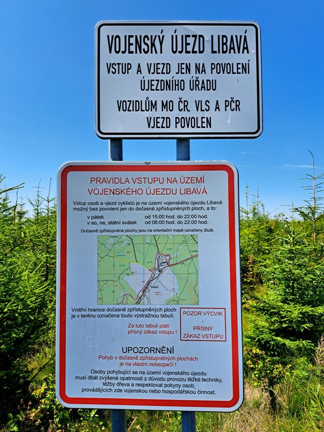 Regeln auf dem Weg zur Oderquelle 