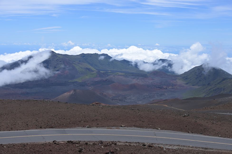 Volcan Haleakala - Vue sur le cratère