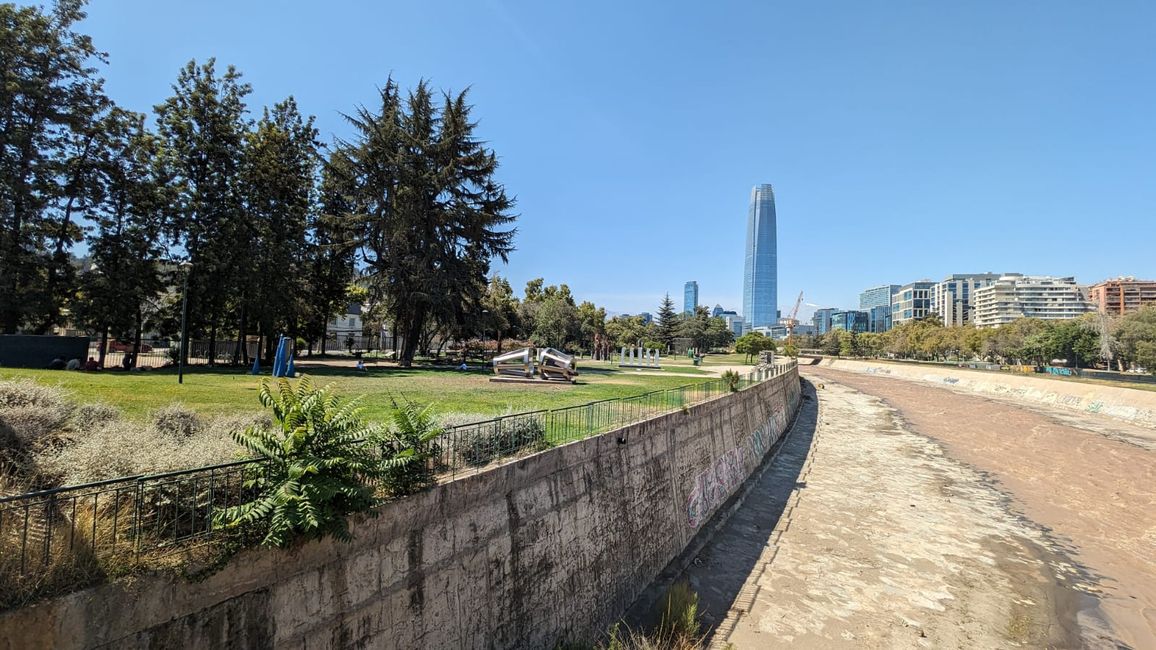 Llegada a Santiago de Chile