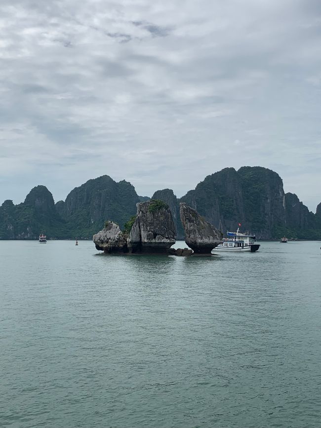 The Chicken Rock of Halong Bay