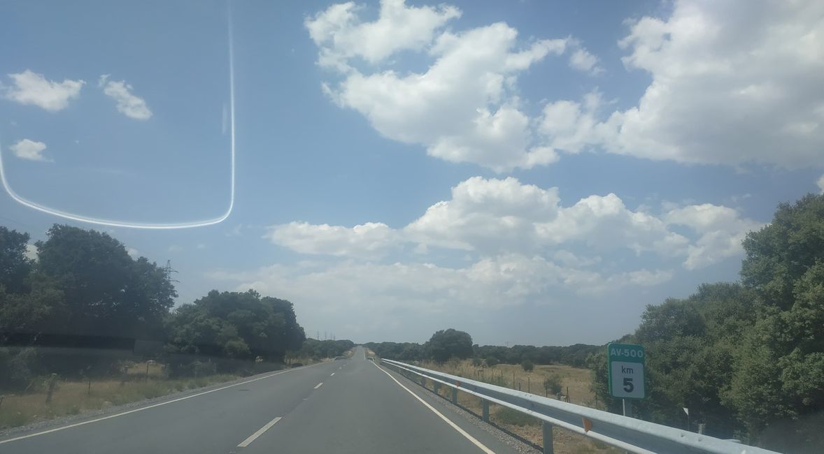 Photos from my car of Ávila (Castilla y León, Spain) (July 2024)