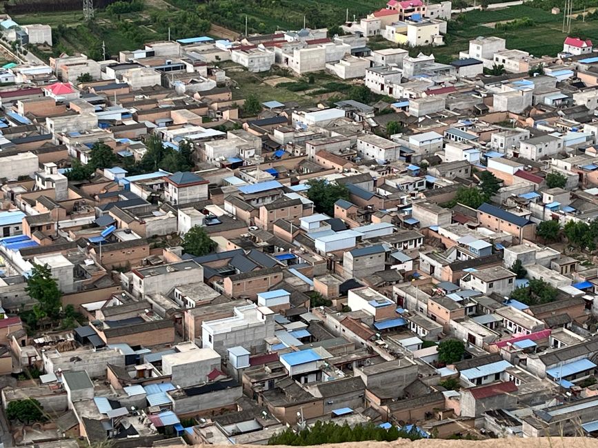 Vista nel villaggio vicino