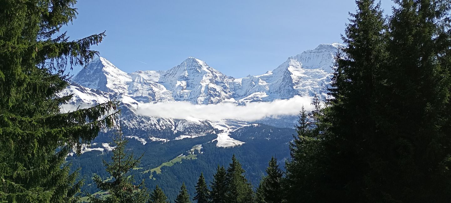 Antes de la gira: llegada del invierno en Mürren 