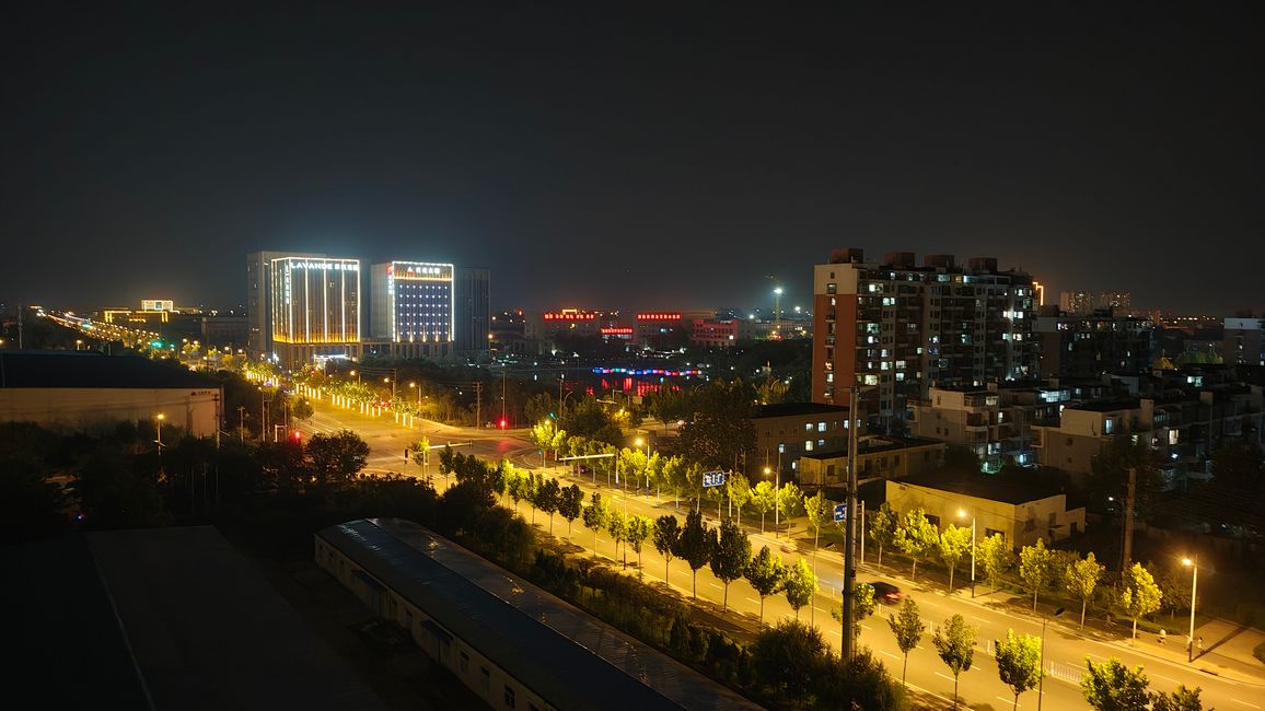 Blick von unserer Wohnung Richtung Xingye-Park