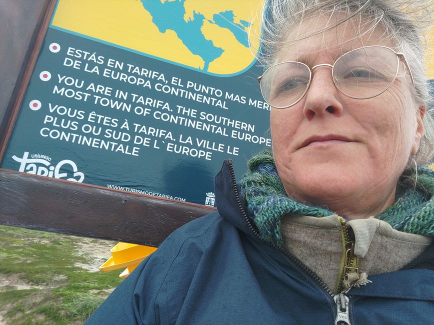 Punta de Tarifa: Regen und Sturm nicht nur am südlichste Felsen Europas - wetterbedingt verzögerter Wanderungsbeginn