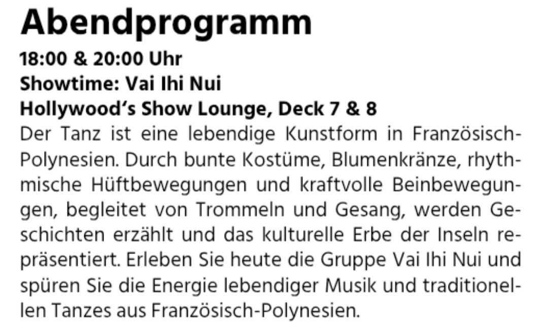 Tag 65 und 66 von 175: Kreuzfahrt rund um die Welt - Bora Bora
