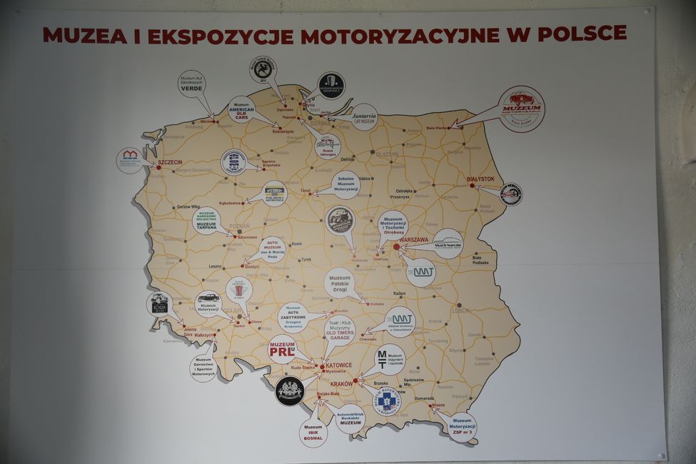 alle Fahrzeugmuseen in Polen