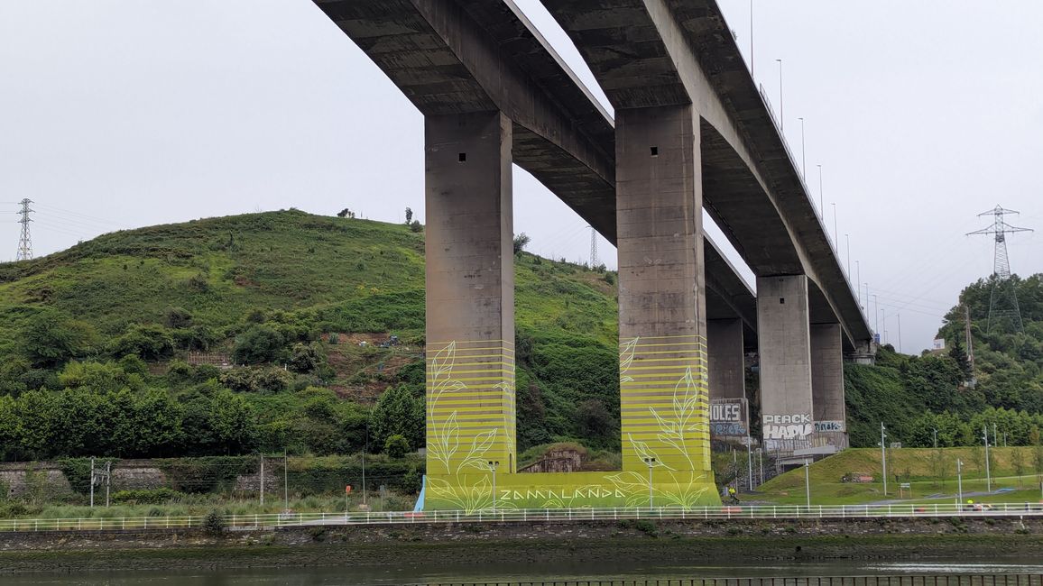 1. Etappe von Bilbao bis Getxo auf dem Camino del Norte