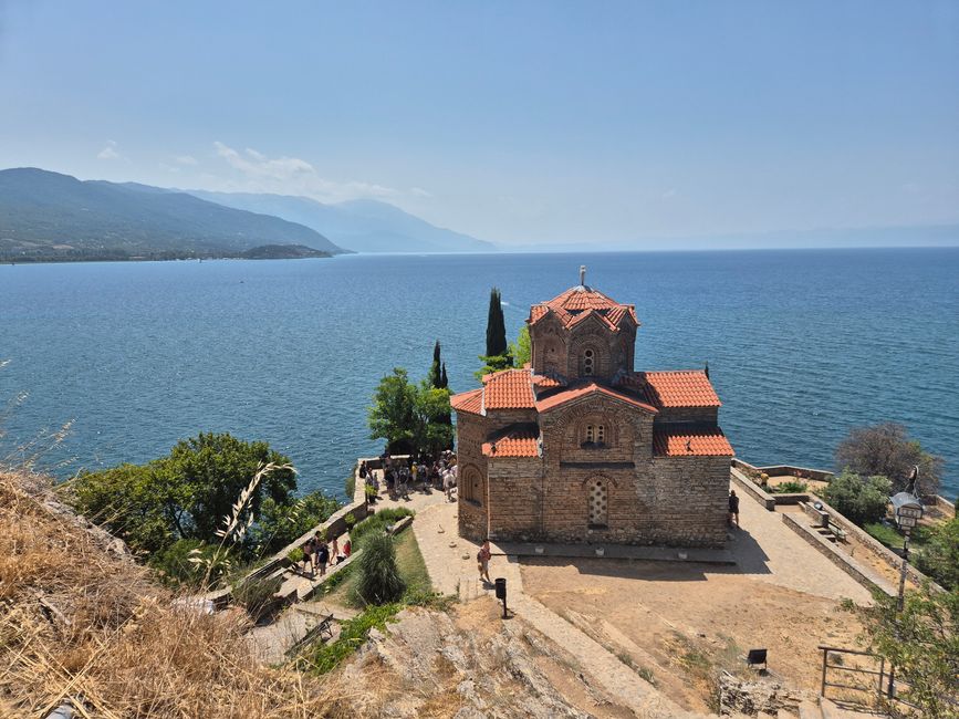 Lago de Ohrid Macedonia del Norte
