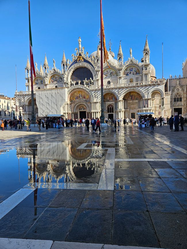 Am 04.11.2025 ist nur wenig Acqua alta