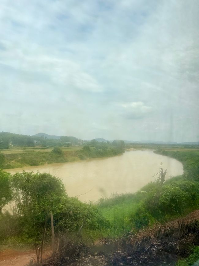 Paysage depuis le train