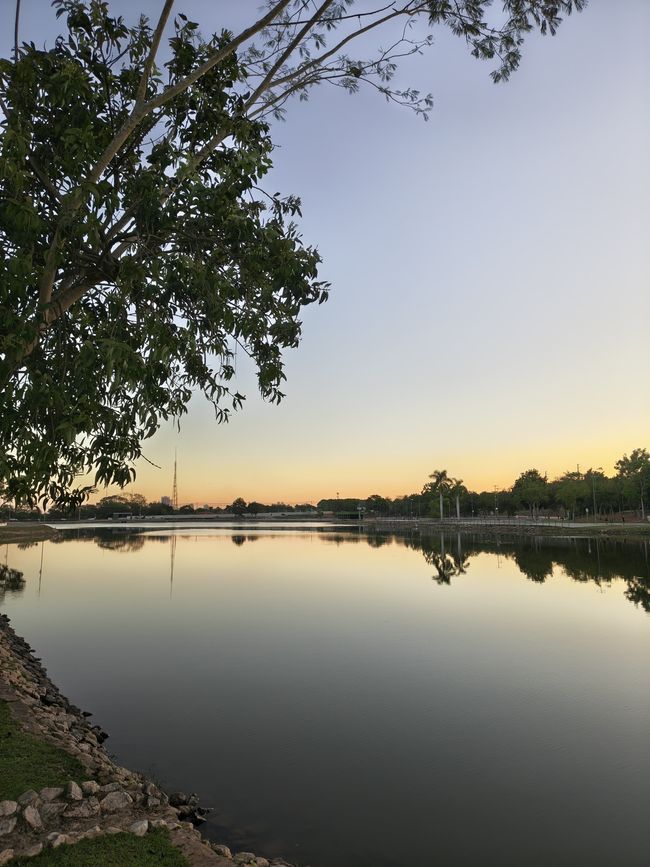 Por do sol lindíssimo