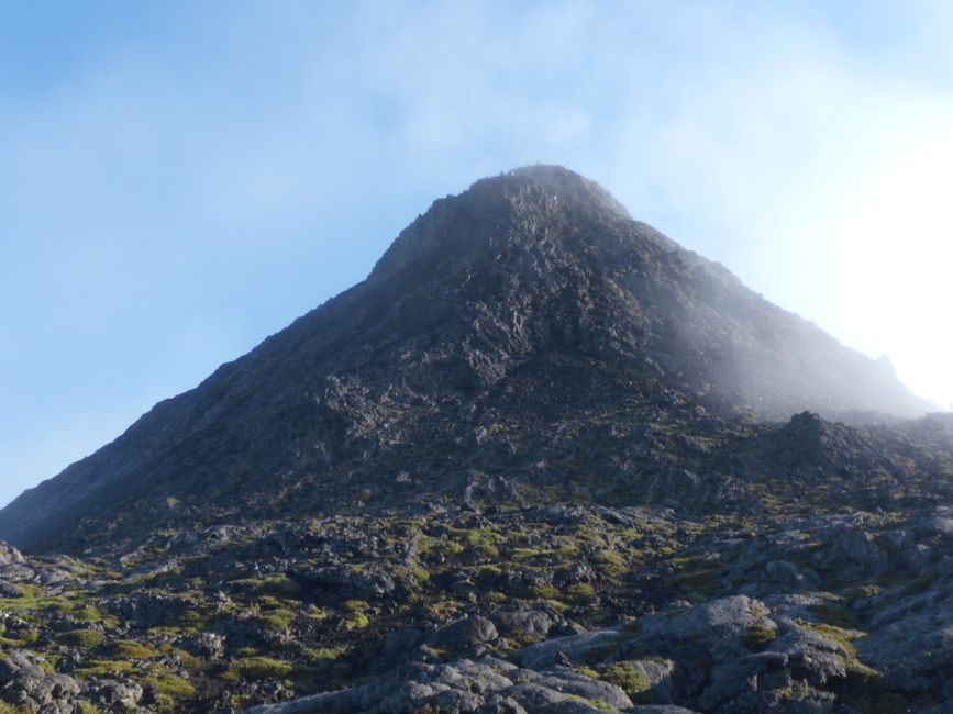Der Gipfel in Greiftweite