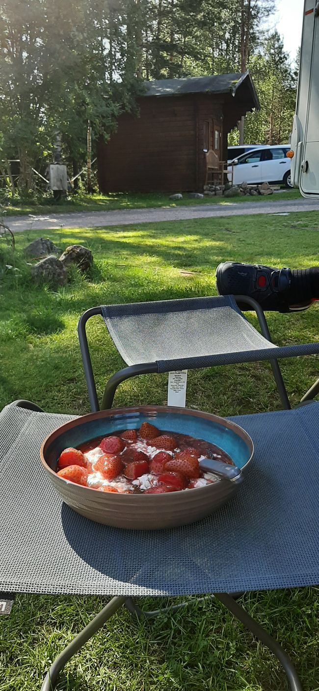 Porridge mit Erdbeeren