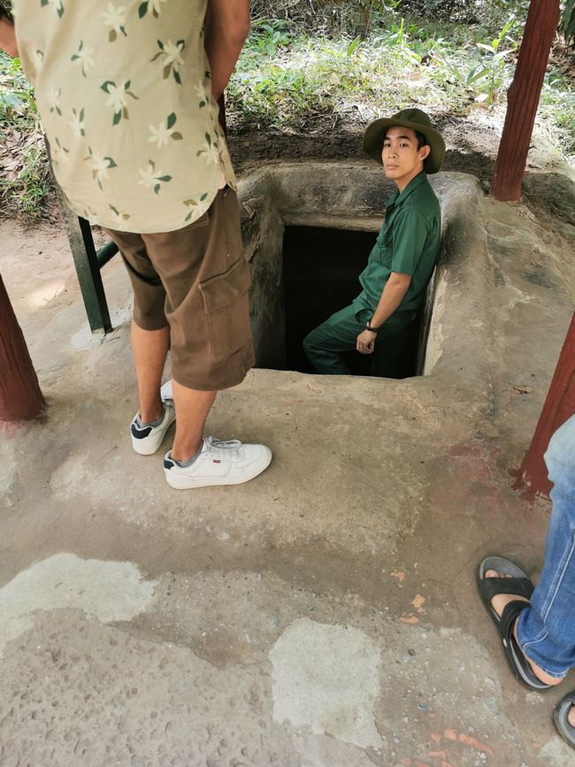 ... and down we went ...