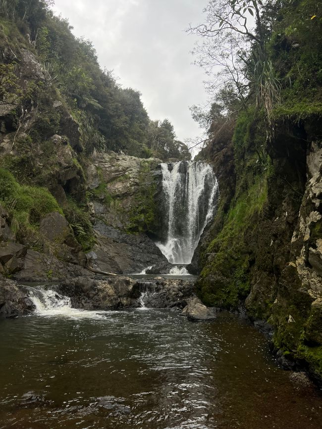 Peaceful waterfalls 