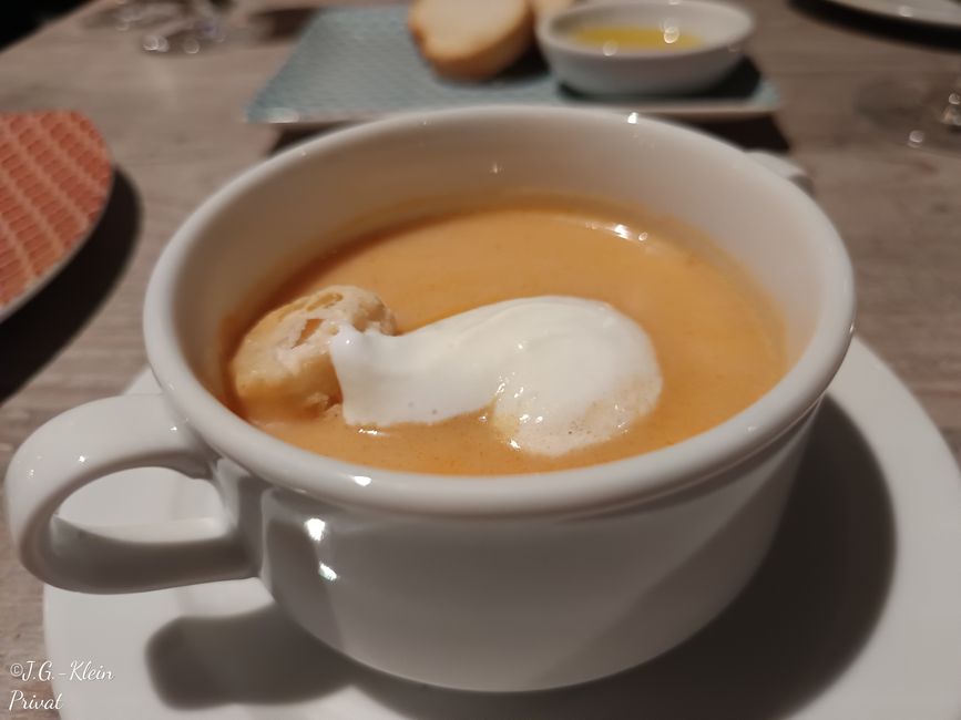 Suppe: Hummercremesuppe