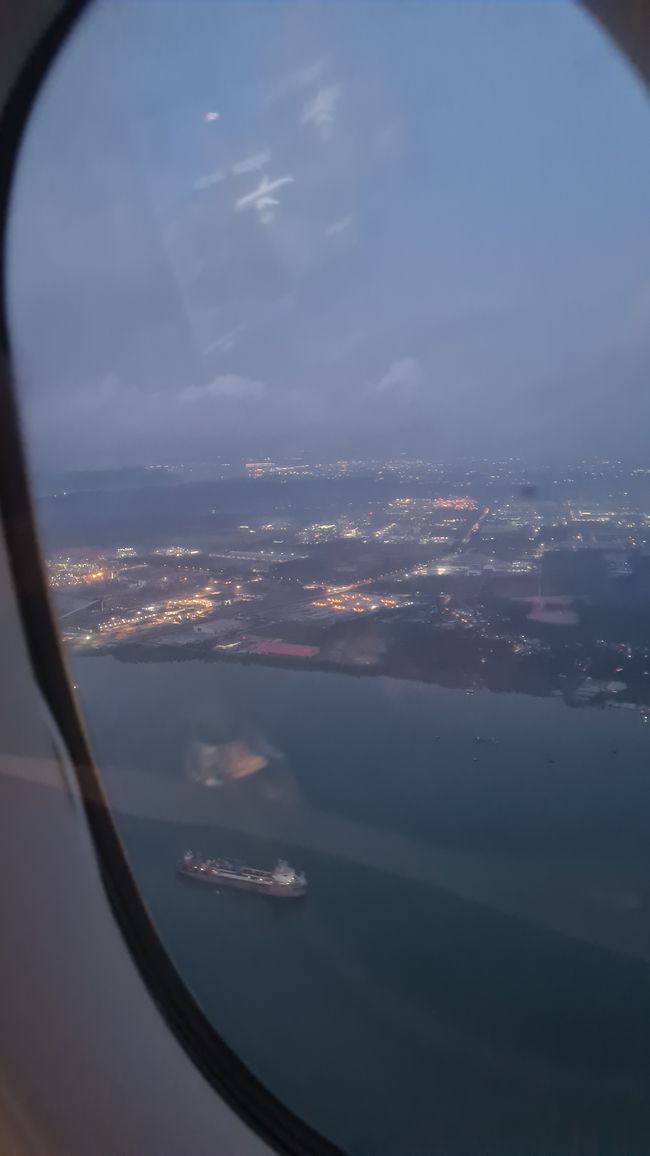 Arrival in Singapore