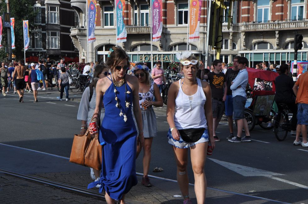 Prideday in Amsterdam im August 2015