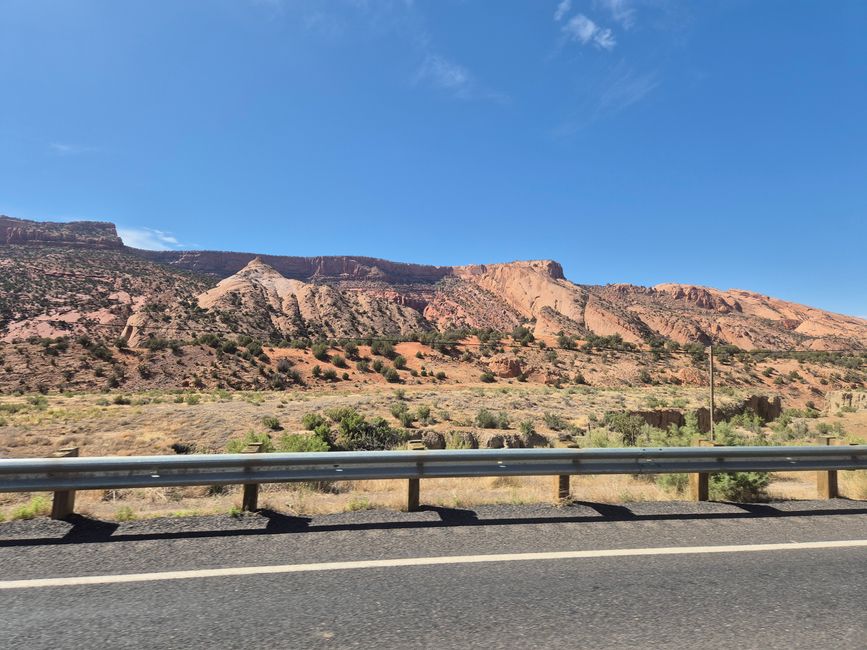Chemin vers le Monument Valley
