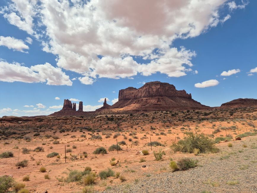 Chemin vers le Monument Valley
