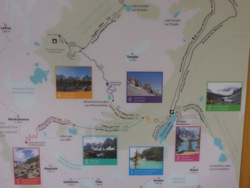 Info au lac Moraine