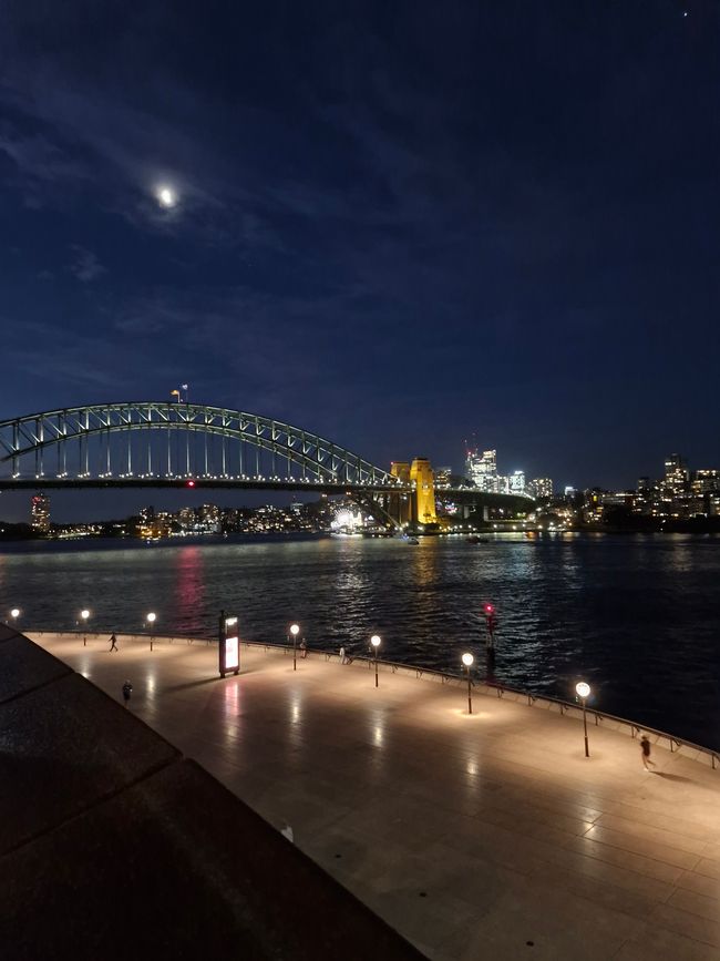 Harbour Bridge im Dunkeln