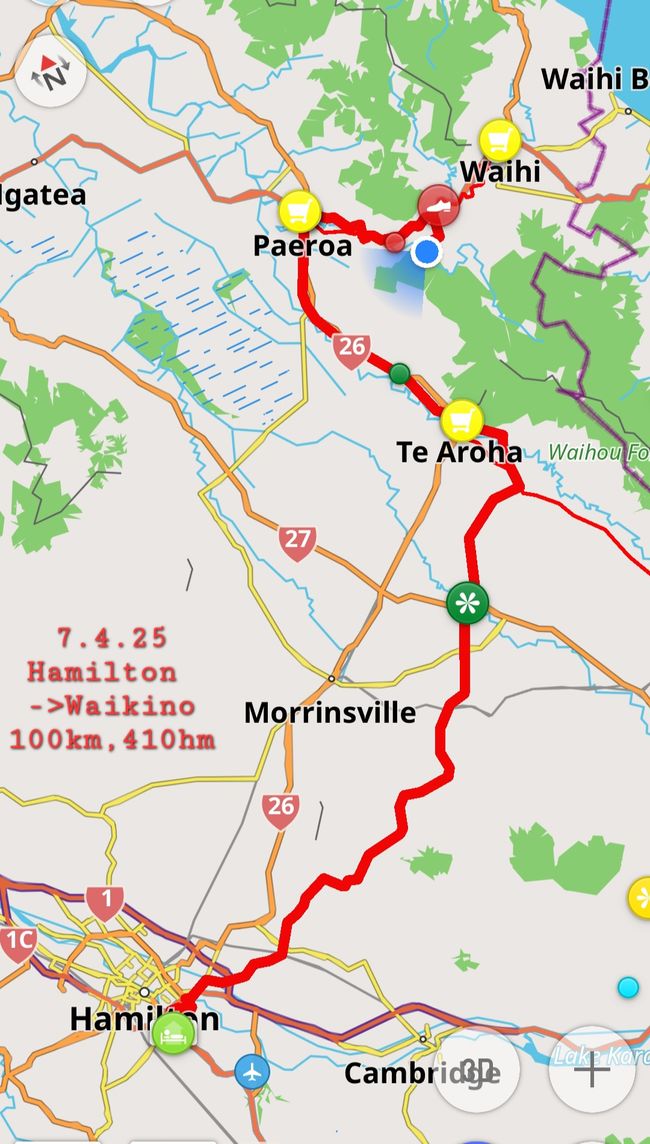 7.4.25 Hamilton->Waikino