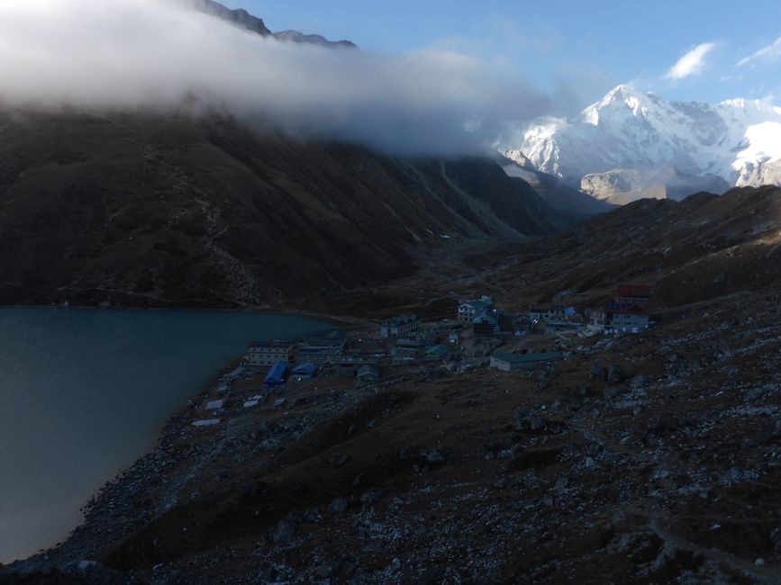 Gokyo, 4670m, hat die größten Häuser 