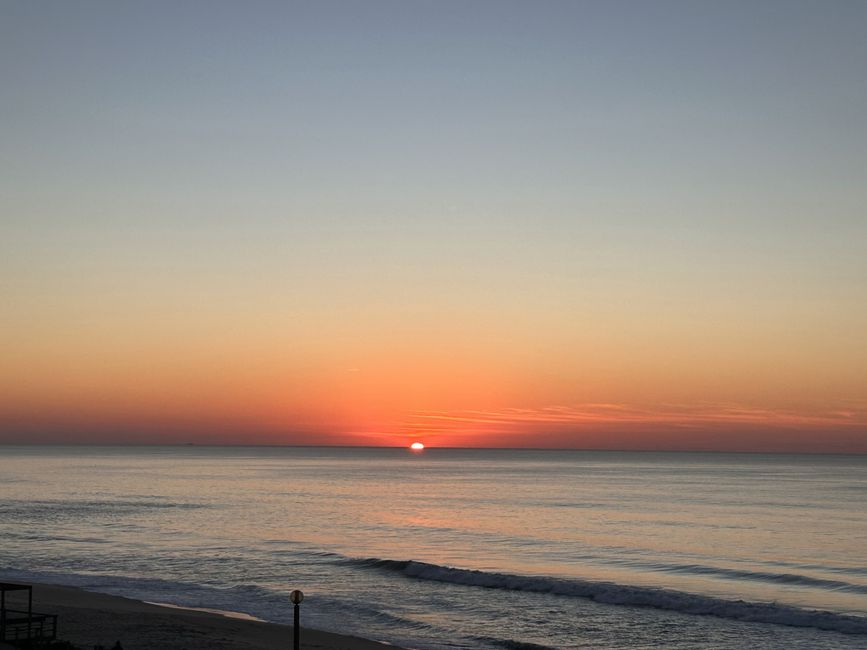 Coucher de soleil à Praia do Vagueira
