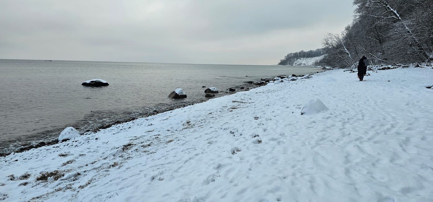 Göhren auf Rügen - heute ist es nicht so lausig kalt am Strand 😅😊