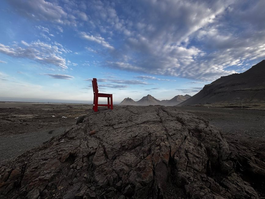 ...oggi ci dirigiamo verso sud verso Stokksnes e...