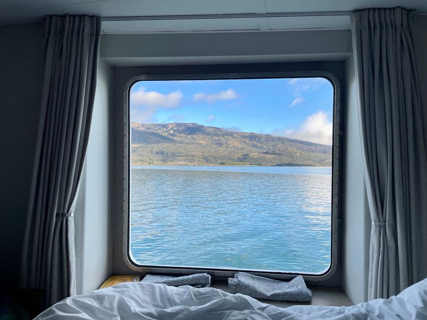 Ab jetzt 4 Tage weiter mit dem Schiff 
