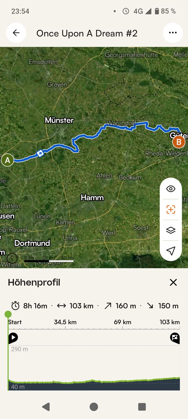 Maplibre | © komoot | Map data © OpenStreetMap Contributors
