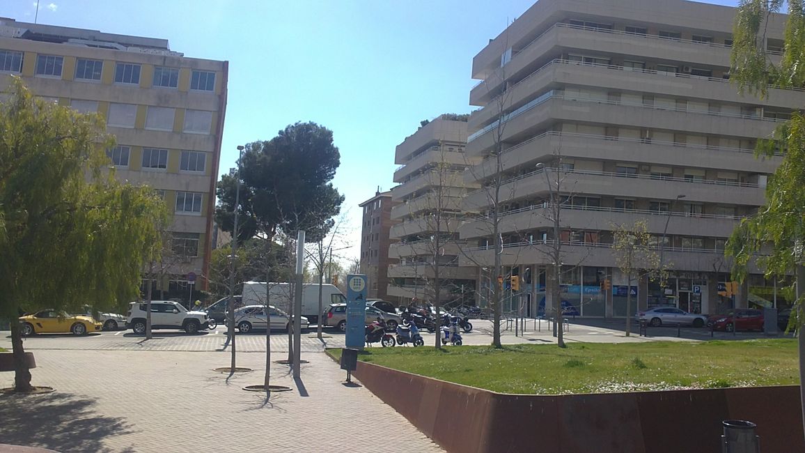 Photos du quartier de Pedralbes (Barcelone) (mars 2019)