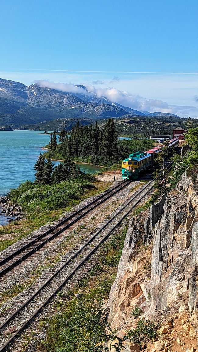 Etiqueta 22: ¡Rumbo a Alaska! Un deslizamiento de tierra, el White Pass y trenes largos