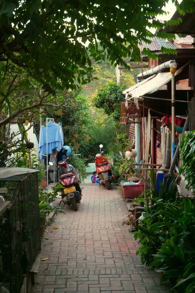 Alley in Luang Prabang