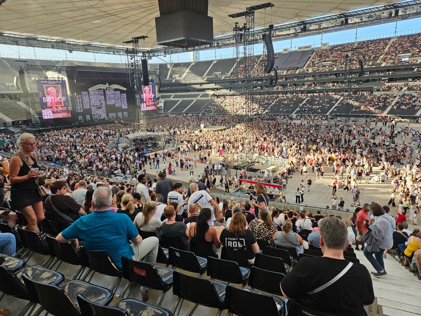 Vor dem Konzert