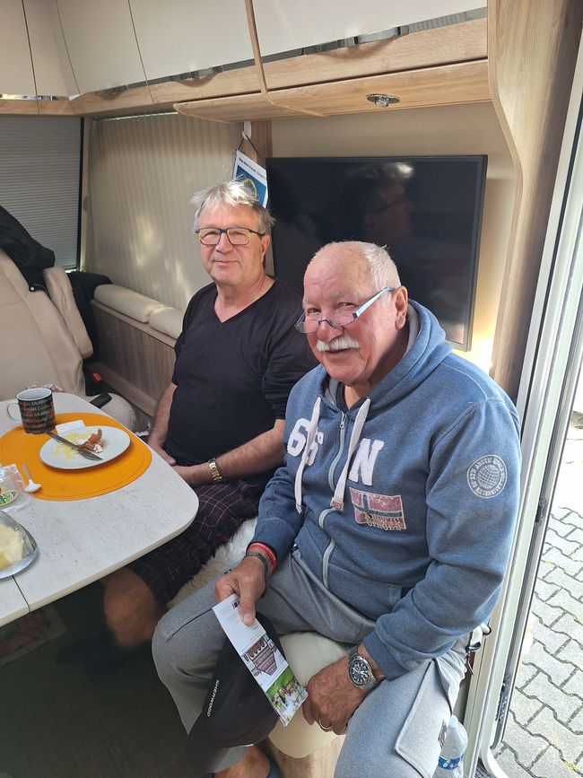 Die Route wird besprochen