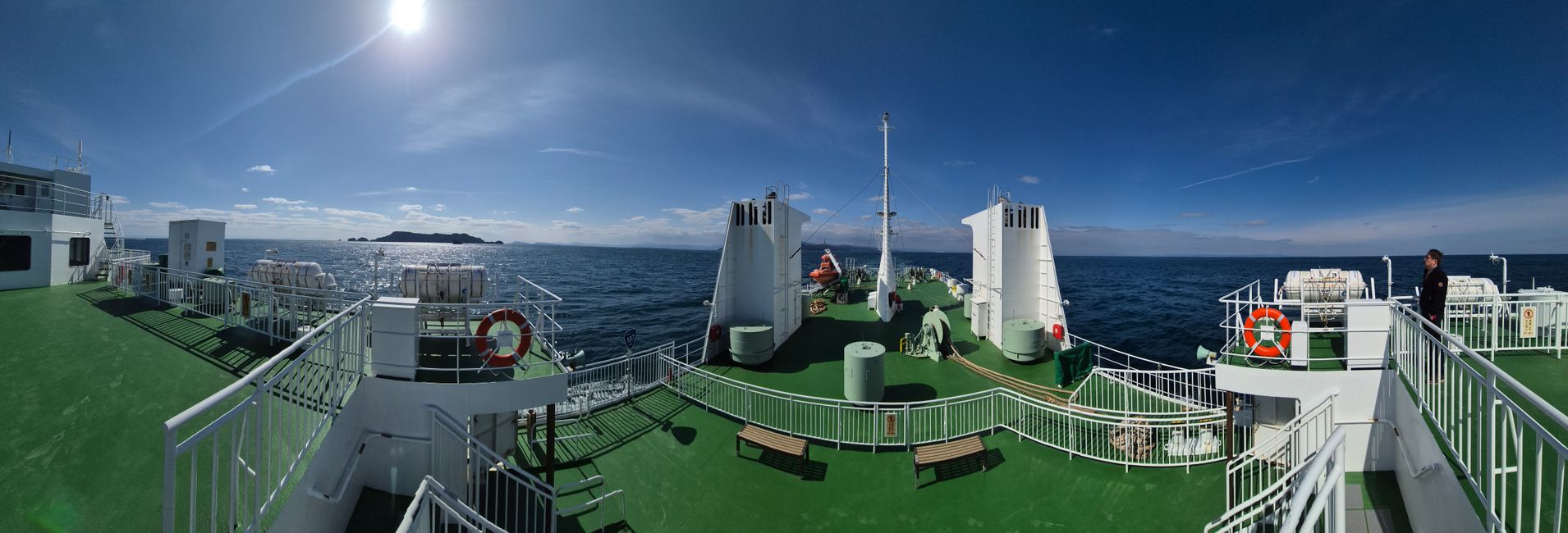 Von der Fähre nach shikoku