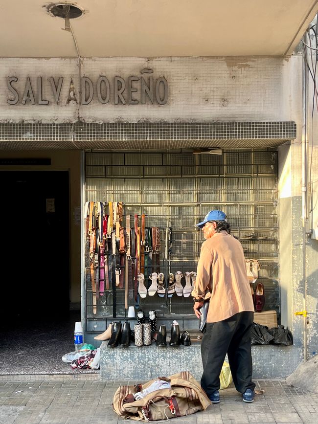 Venditore ambulante a Santa Ana