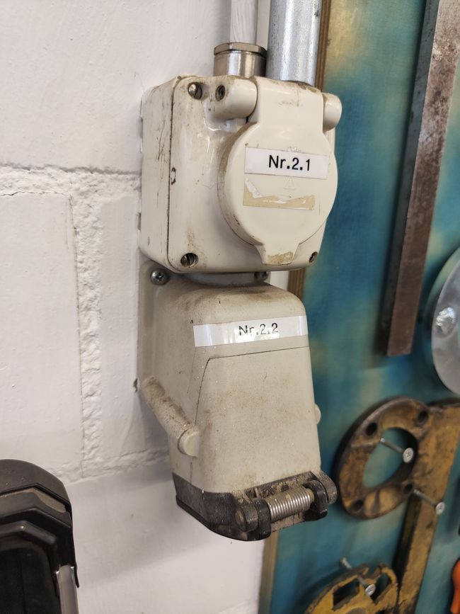 Vorbildlich beschriftet